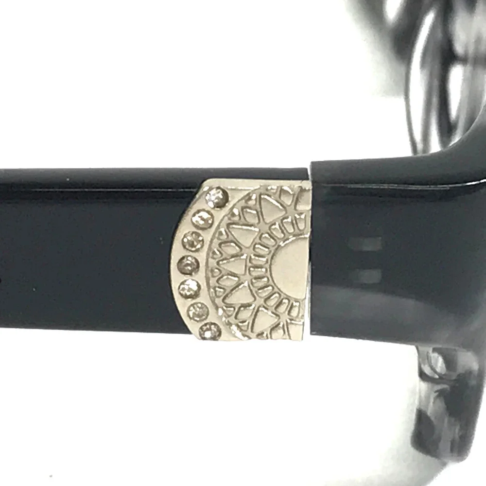 Kay Unger Eyeglasses Frames K147 BLK Shiny Black Cat Eye Full Rim 49-16-135